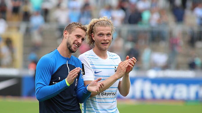 Sie haben die höchste FIFA-Bewertung unter den Löwen: Marco Hiller (l.) und Jesper Verlaat.