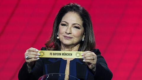 Gloria Estefan hat den FC Bayern München in Gruppe C gelost.