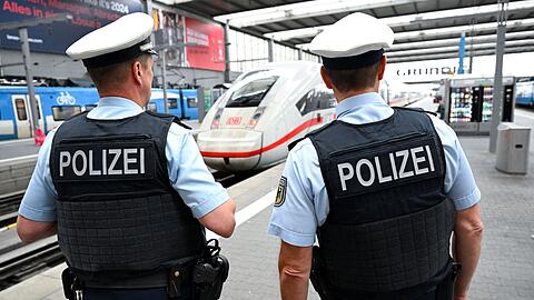 Auch sie sind Opfer von Gewalttaten: Bundespolizei am M&uuml;nchner Hauptbahnhof. (Symbolbild)