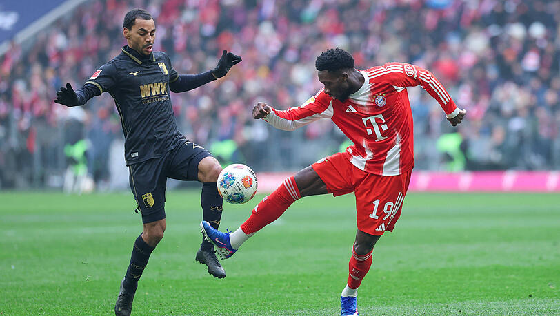 Probleme als Rechtsverteidiger: Alphonso Davies (r.).