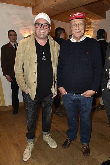 DJ Ötzi und Niki Lauda