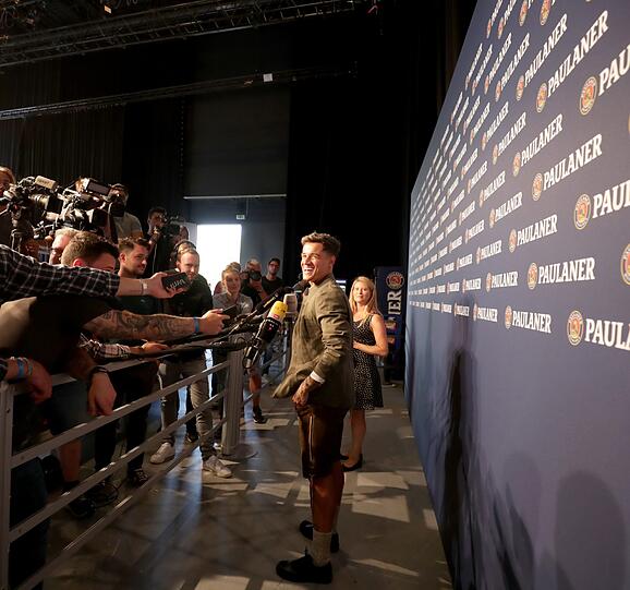 Die Bilder vom Lederhosen-Shooting des FC Bayern.