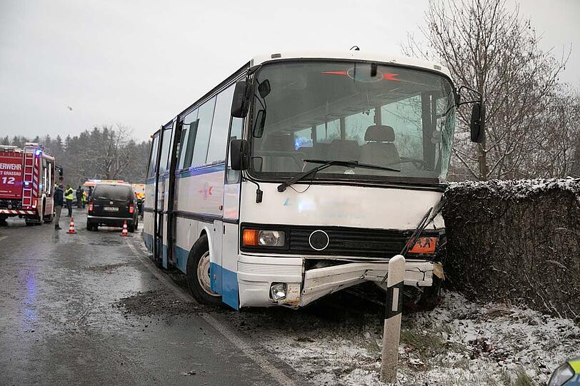 Bilder vom Unfallort in Grassau.