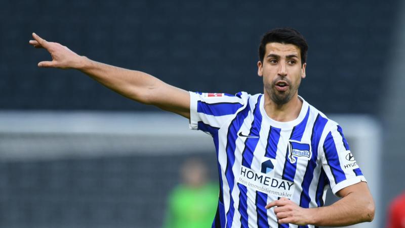 Kennt sich aus mit Derby-Stress: Sami Khedira. Ob er beim Berlin-Derby eingesetzt wird ist noch offen.