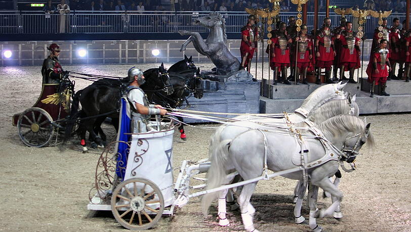 Franz Abrahams "Ben Hur"-Show in Rom.