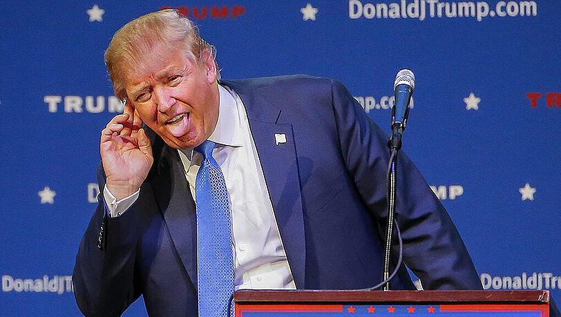 Es gibt Zoff wegen seines Vermögens: Donald Trump. Es gibt Zoff wegen seines Vermögens: Donald Trump.