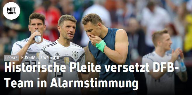 Sport1: Nach der Niederlage herrscht Alarm beim DFB.