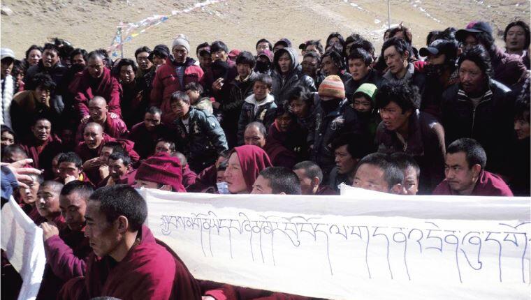 Die Tibeter wollen wieder frei sein. Foto: Tenzin Project Die Tibeter wollen wieder frei sein. Foto: Tenzin Project