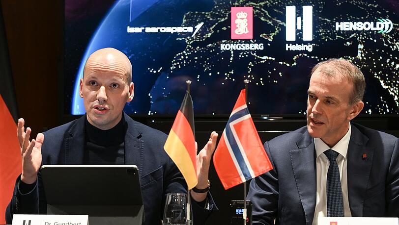 Haben ehrgeizige Pläne im All: Die Chefs von Helsing und Kongsberg.