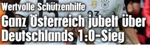 Die Kronen-Zeitung jubelt auch über den deutschen Sieg. Aber auch aus Eigennutz.