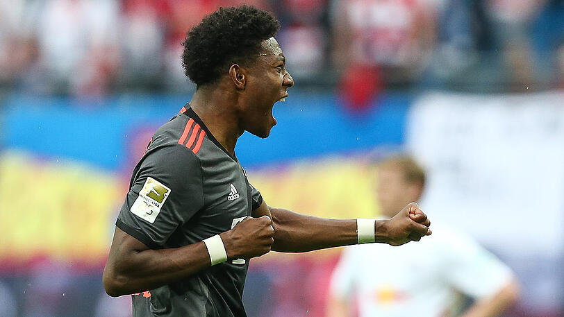 David Alaba traf am 13. Mai beim turbulenten 5:4 der Bayern in Leipzig zum zwischenzeitlichen 4:4-Ausgleich.