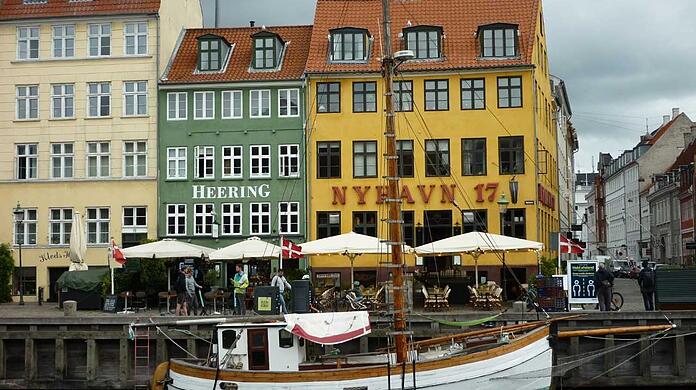 Der Nyhavn in Kopenhagen.