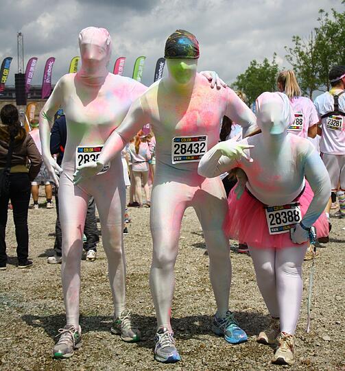Bunter geht's nicht: Der Color Run in Riem. Die Bilder.