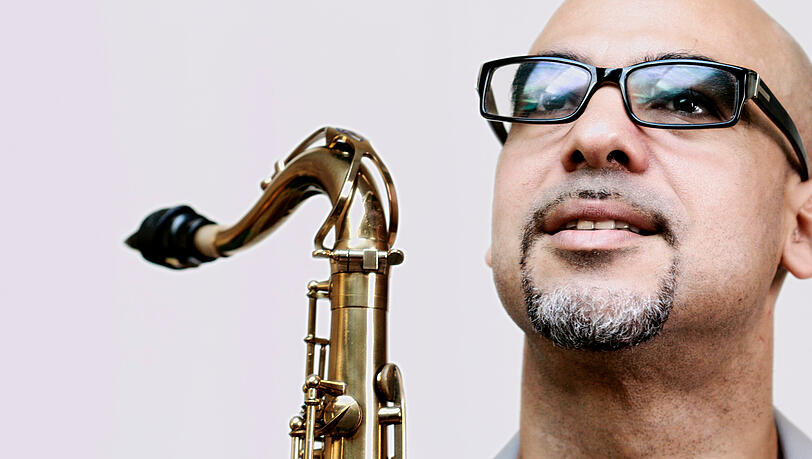 Jazz-Saxofonist Jacques Schwarz-Bart. Jazz-Saxofonist Jacques Schwarz-Bart.