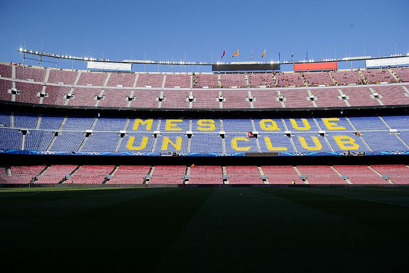 Die große Spielstätte, das Camp Nou in Barcelona, blieb Sergi Guardiola wegen seiner Äußerungen verwehrt.