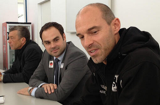 Die Löwen regeln die Nachfolge von Reiner Maurer. Im Bild von links: Sportchef Florian Hinterberger, Geschäftsführer Robert Schäfer und Trainer Alexander Schmidt.