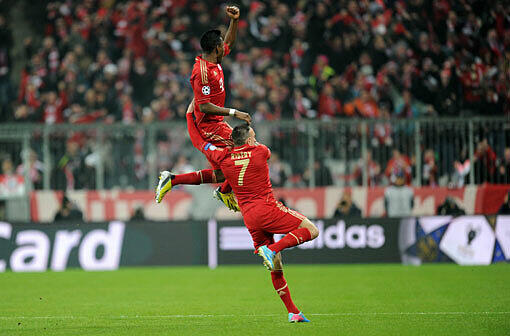 Und Alaba-Spezl Franck Ribéry gratuliert.