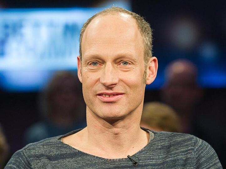 Der Schauspieler und Autor Joachim Meyerhoff 2015 im NDR-Studio in Hannover.