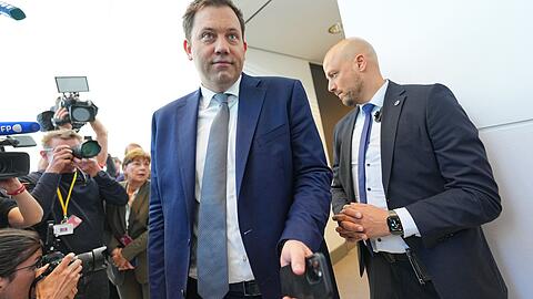 Am Tag der Kanzlerwahl: SPD-Fraktionschef und jetzt auch Vizekanzler Lars Klingbeil.