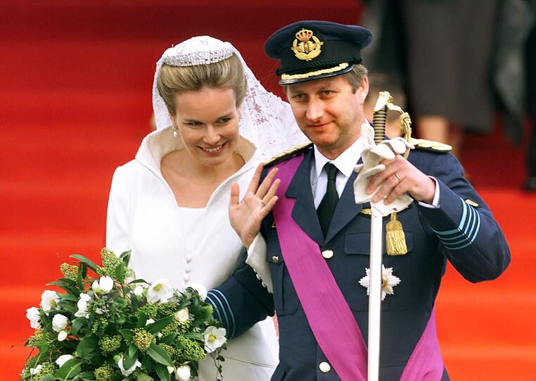 Belgien ist bei der Hochzeit durch den Thronfolger Prinz Philippe und dessen Frau Prinzessin Mathilde vertreten.
