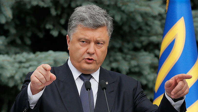 Petro Poroschenko, ukrainischer Präsident Petro Poroschenko, ukrainischer Präsident