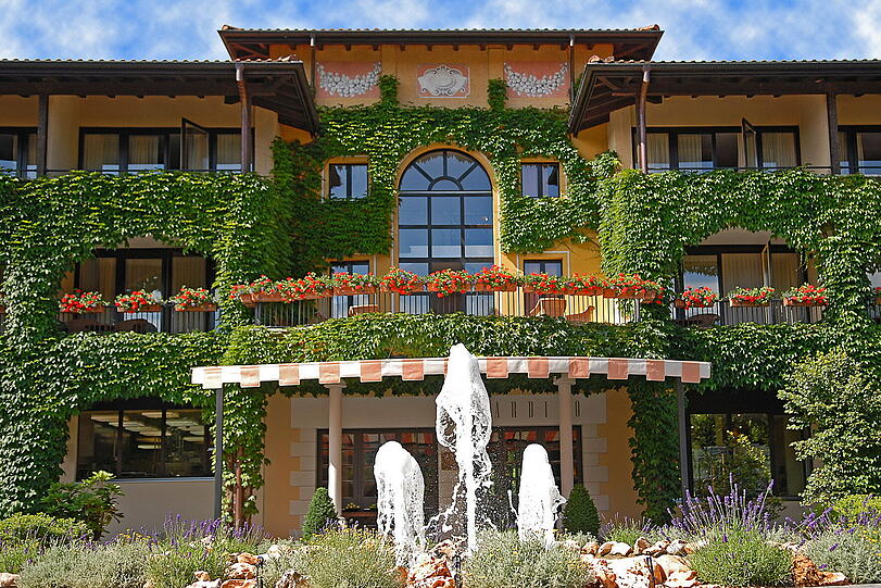 Das Hotel Giardino in Ascona: So luxuriös residiert die DFB-Elf während der EM-Vorbereitung.
