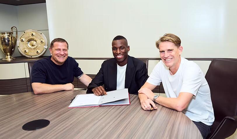 Neuzugang des FC Bayern: Nicolas Jackson. Neuzugang des FC Bayern: Nicolas Jackson.