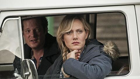 Anna Schudt mit ihrem Kollegen und Film-Bruder Aurel Manthei in "Mordshunger"