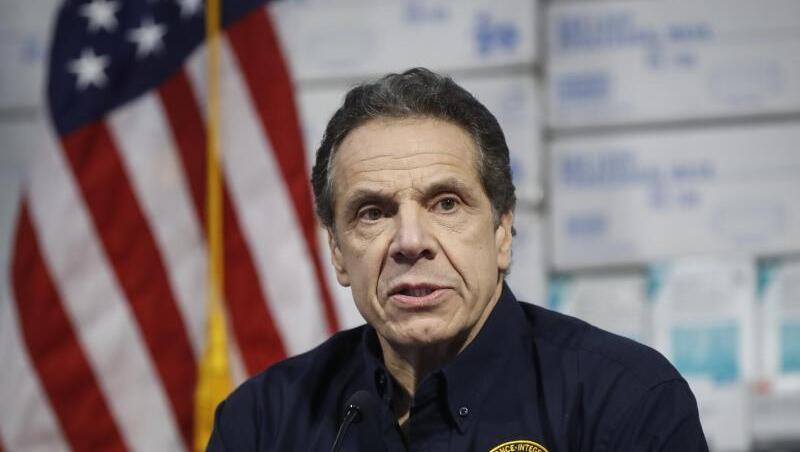 Gouverneur Andrew Cuomo während einer Pressekonferenz in New York. Gouverneur Andrew Cuomo während einer Pressekonferenz in New York.