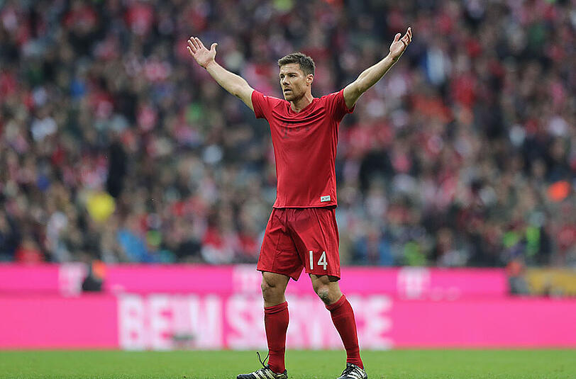 Der Spanier Xabi Alonso war im August 2014 zum FC Bayern gewechselt.