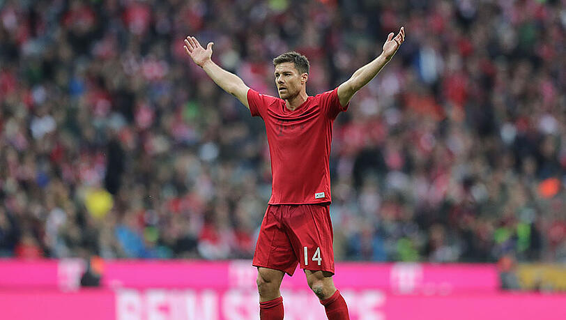 Der Spanier Xabi Alonso war im August 2014 zum FC Bayern gewechselt.
