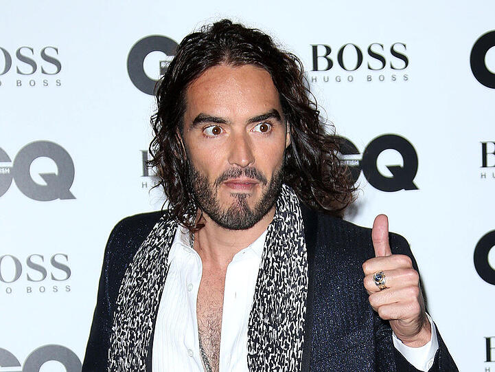 Daumen hoch: Russell Brand will Rapper werden