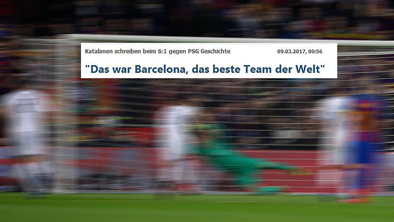 Kicker.de: "Das war Barcelona, das beste Team der Welt"