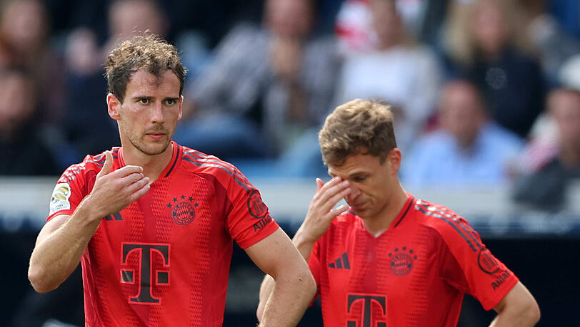 Leon Goretzka und Joshua Kimmich stehen vor einer ungewissen Zukunft beim FC Bayern. Leon Goretzka und Joshua Kimmich stehen vor einer ungewissen Zukunft beim FC Bayern.