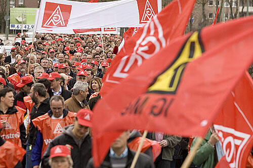Protest gegen Siemens
