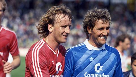 Spielten zusammen beim FC Bayern:
Andreas Brehme (li.) und Jean-Marie Pfaff.