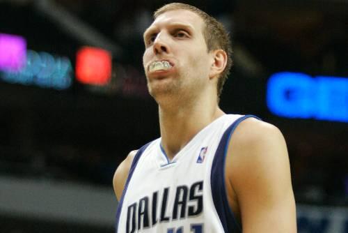 Frust pur: Deutschlands NBA-Star Dirk Nowitzki.