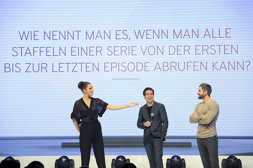 Esther Sedlaczek, Elyas M'Barek, Micky Beisenherz.