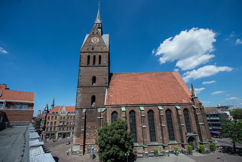 Die Marktkirche Hannover - Welfenprinz Ernst August gibt seiner Verlobten am 8. Juli 2017 in der Marktkirche das Ja-Wort.