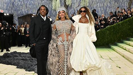 Musikerin Beyonc&eacute; kam mit Mann und Tochter zur "Party des Jahres".