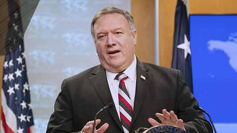 US-Außenminister Mike Pompeo kritisiert das Vorgehen Chinas. "Ich hoffe, sie werden das überdenken.".