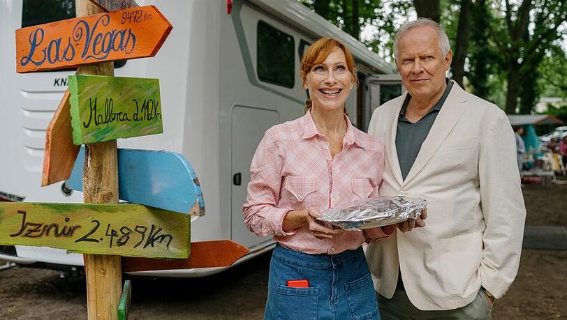 "Familie Bundschuh: Wir machen Camping" mit Gundula (Andrea Sawatzki) und Gerald Bundschuh (Axel Milberg).