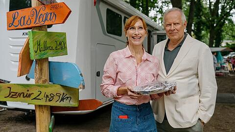 "Familie Bundschuh: Wir machen Camping" mit Gundula (Andrea Sawatzki) und Gerald Bundschuh (Axel Milberg).