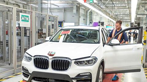 Zugpferde für BMW dürften in China gebaute Autos wie der X3 sein.