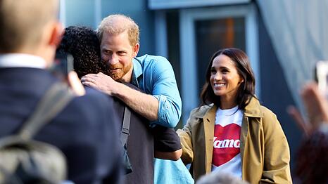Prinz Harry und Herzogin Meghan am Donnerstag in Melbourne.