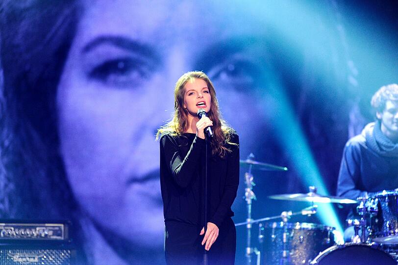 Auch Yvonne Catterfeld stand bei der Gala auf der Bühne