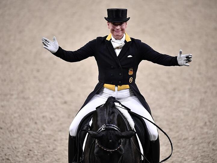 Fast fehlerfrei in Göteborg: Isabell Werth und ihr Pferd Weihegold.