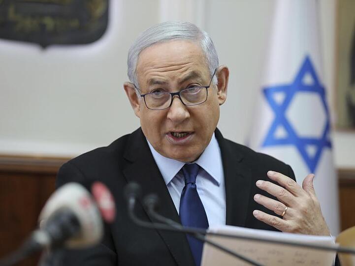 Israels Ministerpräsident Netanjahu: "Ich habe klargemacht, wer uns trifft, den treffen wir.".