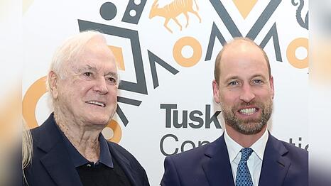Prinz William mit "Monty Python"-Legende John Cleese.