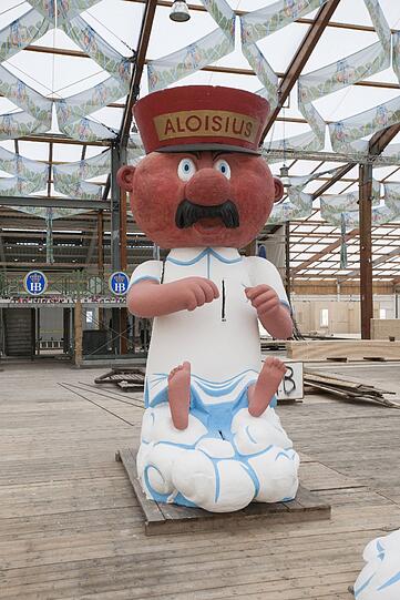 Auf der Theresienwiese geht's vorwärts: Die aktuellen Bilder vom Wiesn-Aufbau zum Durchklicken.
